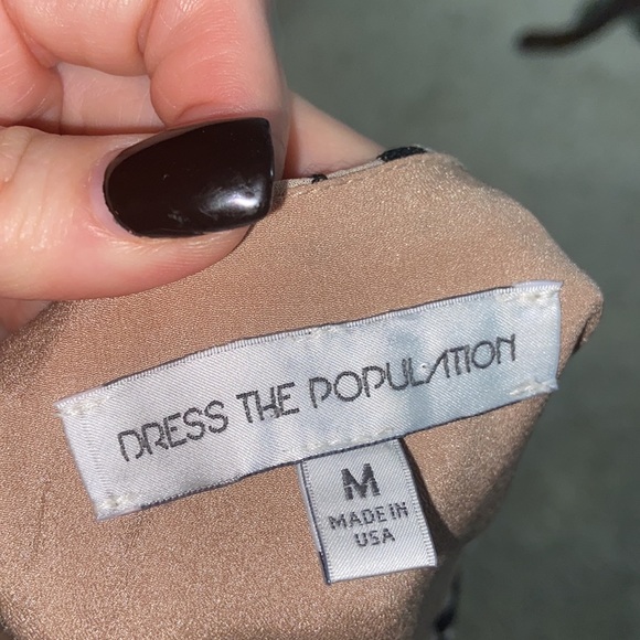 Like new Dress the Population Paige Embroidered Shift Dress - Picture 14 of 16